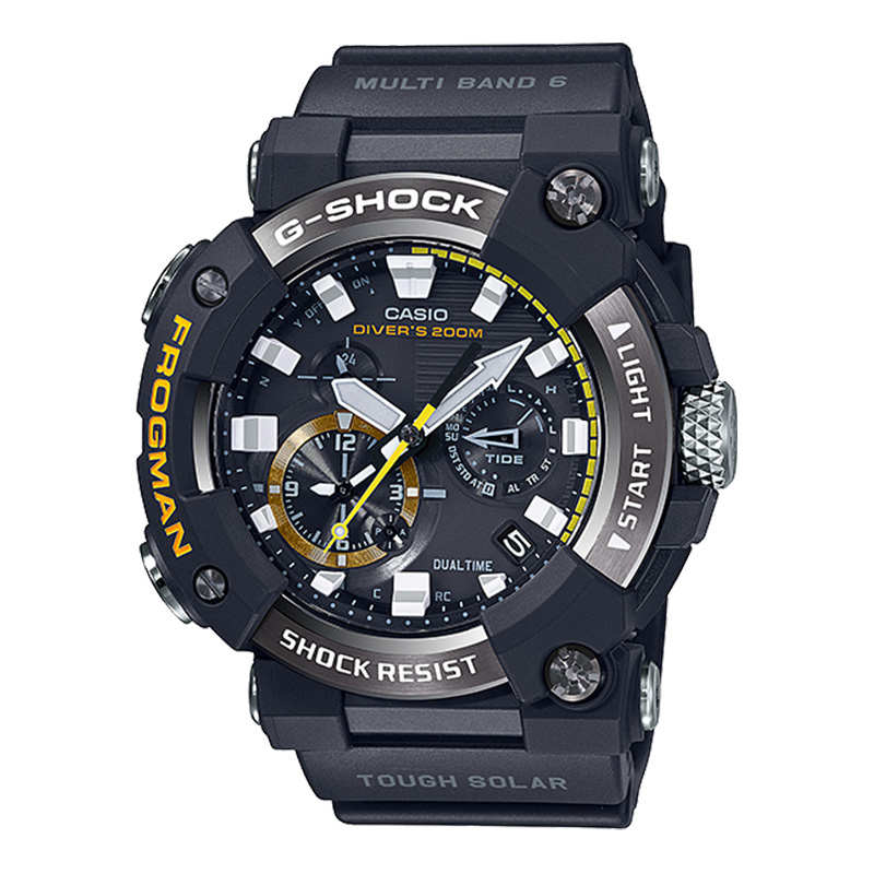 卡西欧手表G-SHOCK GWF-A1000-1A/1A4/1A2七代蛙人太阳能电波男表