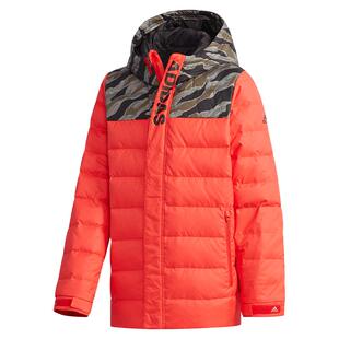 Adidas/阿迪达斯正品春季男童女童保暖运动羽绒服外套DM7150