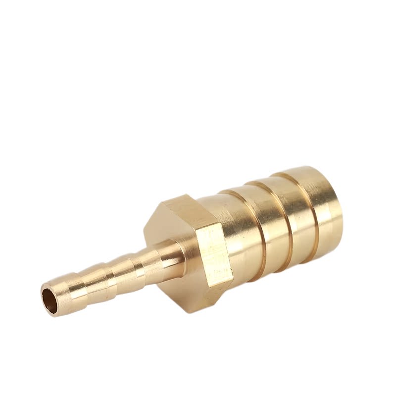 黄铜变径宝塔一字型直插4mm6 8 10 12 14 16 19异径转换软管接头