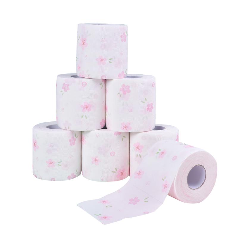 Sllky印花樱花卷纸卫生纸