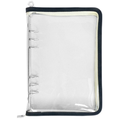 新款透明双拼色小清新少女心活页