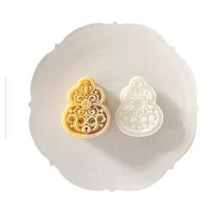 75g葫芦福禄月饼模具国潮古风广式月饼模国风桃山皮月饼模