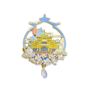 河南洛阳老君山开封万岁山文创金属冰箱贴旅游景点纪念品磁性贴