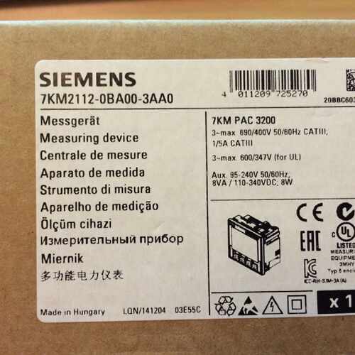 议价西门子7KM3220-1BA01-1EA0  SENTRON PAC3200多功能电力仪表