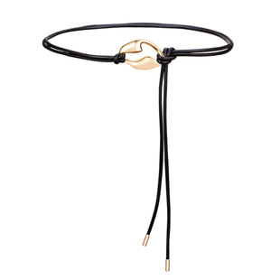 红色细腰带女装饰配连衣裙子裤子复古腰绳配饰高级感皮带夏季腰链