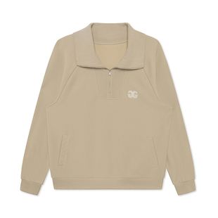 GXG男装商场同款卡其半开襟卫衣春秋季新品时尚外套 GD1310987I