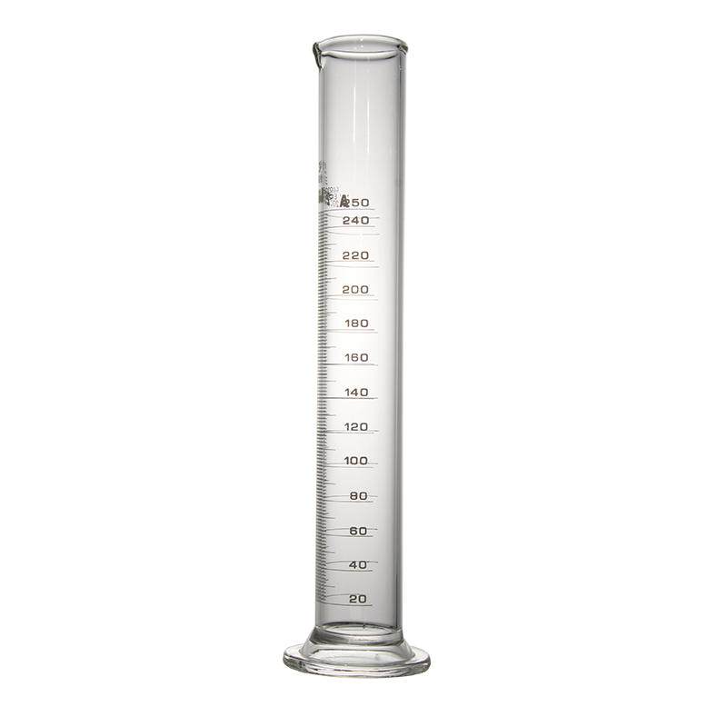 SAIEISEA级刻度量筒计量准5 10 25 50 100 250 500mL 1-2L量出式加厚磨口具塞标准口直形杯