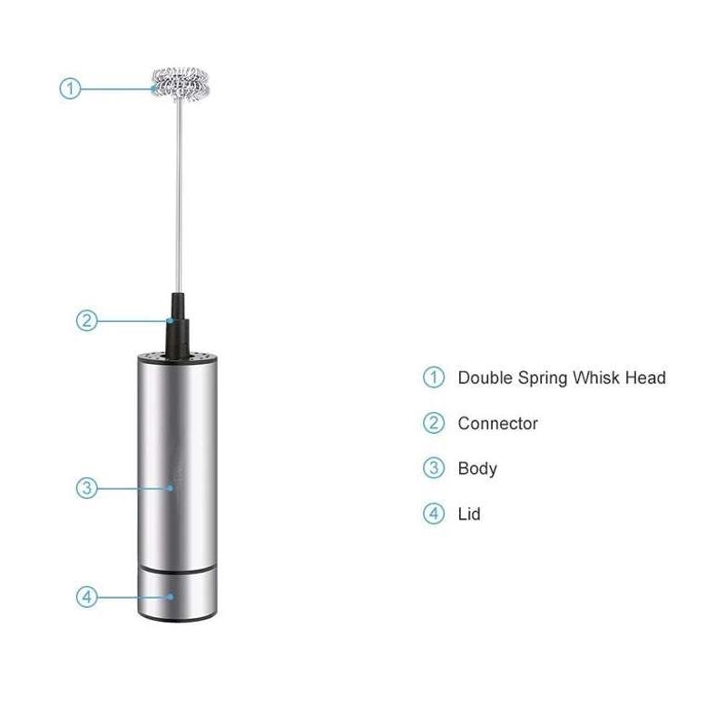 电动打奶泡器 不锈钢打奶器花式咖啡打泡器牛奶搅拌机 强马力
