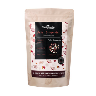 贝可臻蒂巧克力脆脆珠500g黑巧白巧牛巧焦糖风味蛋糕饼干装饰原料