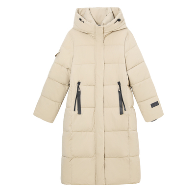 明星同款韩系中长款羽绒棉服女