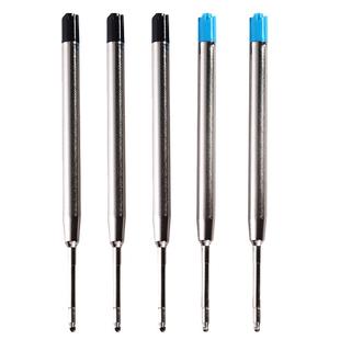 金属铁笔芯欧标g2笔芯长98mm424圆珠笔芯牌克按动旋转通用0.7mm