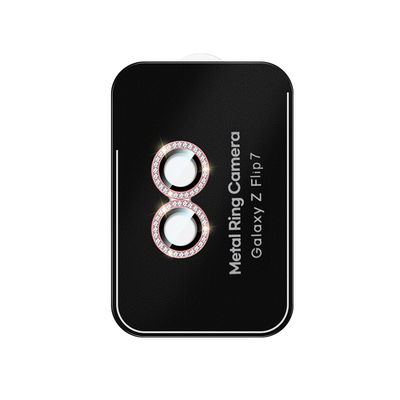 适用三星zflip7镜头膜闪钻合金