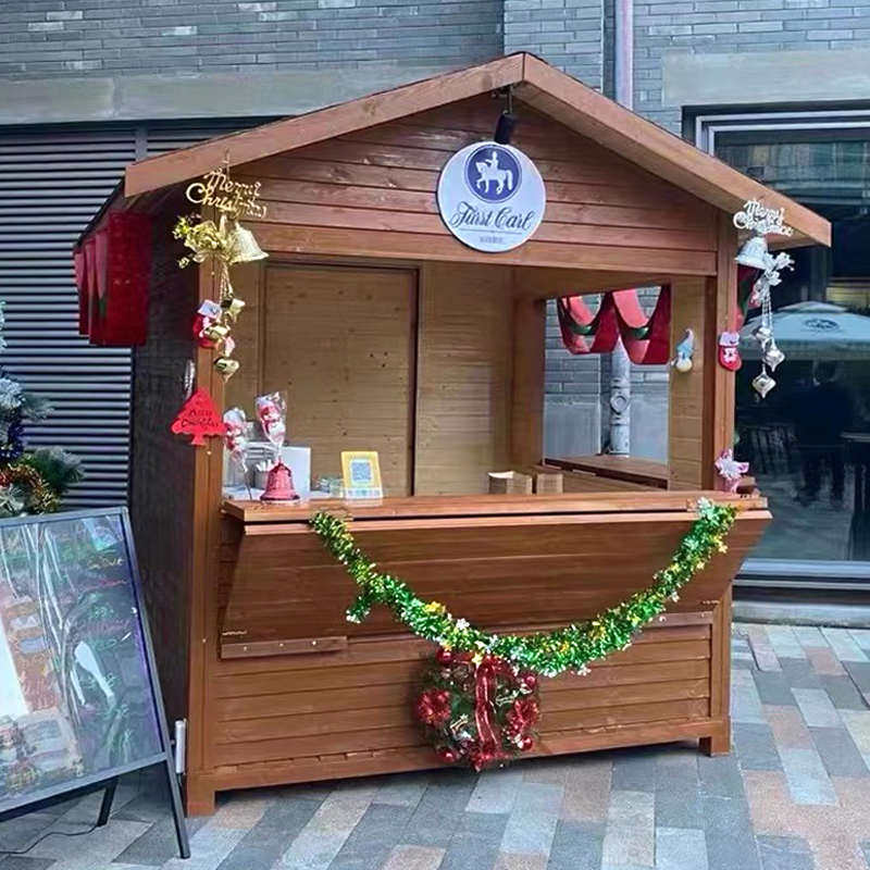 移动售货亭岗亭定制防腐木小木屋小户外售票民宿设备房子组装别墅