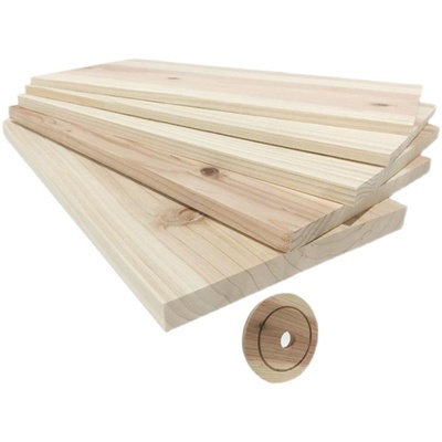 杉木木板衣柜一字隔板桌面实木板