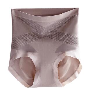 美宅X黑绷带高腰收腹提臀内裤女产后强力收小肚子无痕不夹臀秋冬