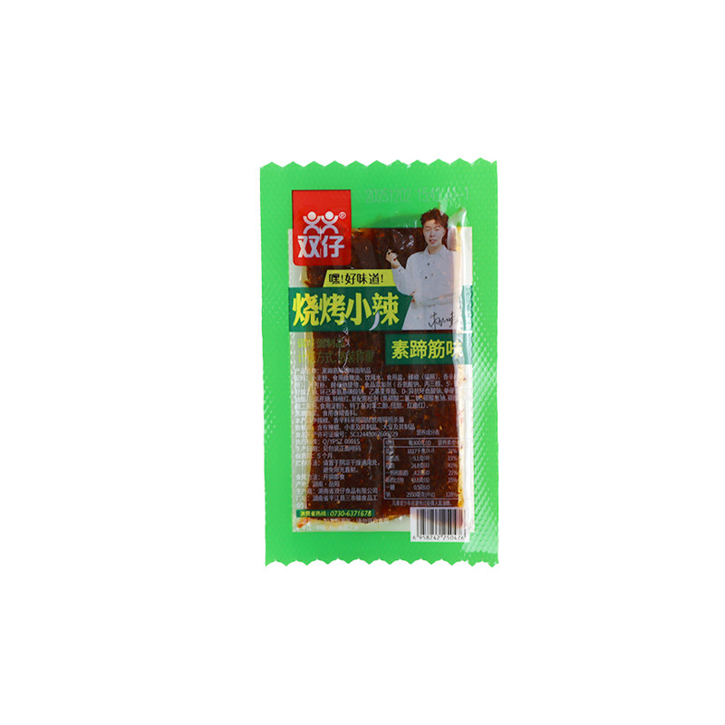 双仔辣条烧烤小辣麻辣豆角干儿时辣条独立小包装解馋零食湖南特产