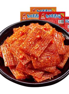 佳龙台式素香肠辣条童年怀旧零食甜辣解馋小零食网红大刀肉批发