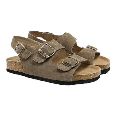 休闲沙滩潮流一字带罗马勃肯凉鞋