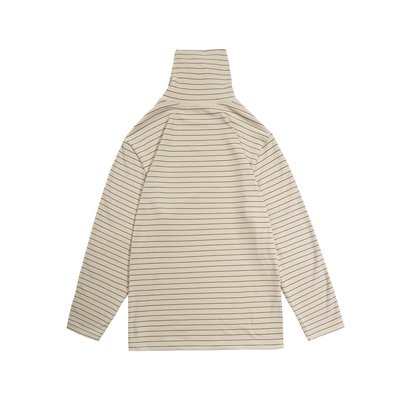 条纹长袖T恤男女内搭保暖弹力