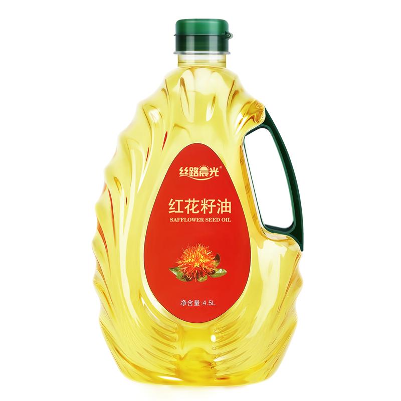 絲路晨光新疆紅花籽油4.5L大桶裝