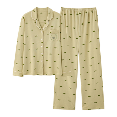 女款开衫大码胖MM家居服睡衣套装