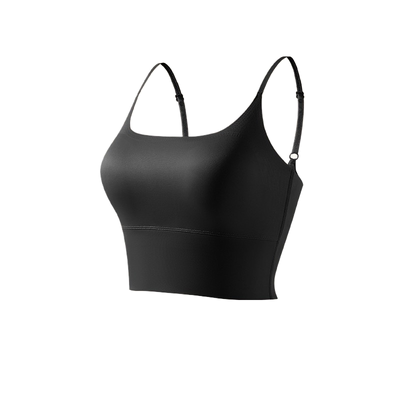 素简衣衣吊带瑜伽服背心夏外穿运动防震美背内衣文胸一体内衣1702