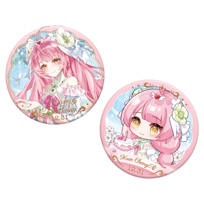 【现货】小花仙雪城爱生日特典雪谧花誓系列镭射票徽章色纸立牌