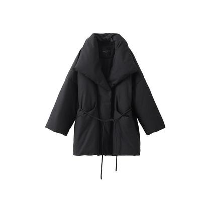 POPCHRIO鸭绒大翻领系带羽绒服