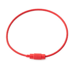 DIY饰品彩色烤漆钢丝圈钥匙扣环扣挂件配件绳链圈扭扭棒毛线材料