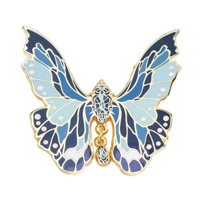 【月色星象】原创JK/DK小物金属仿珐琅徽章胸针【碧翎】现货