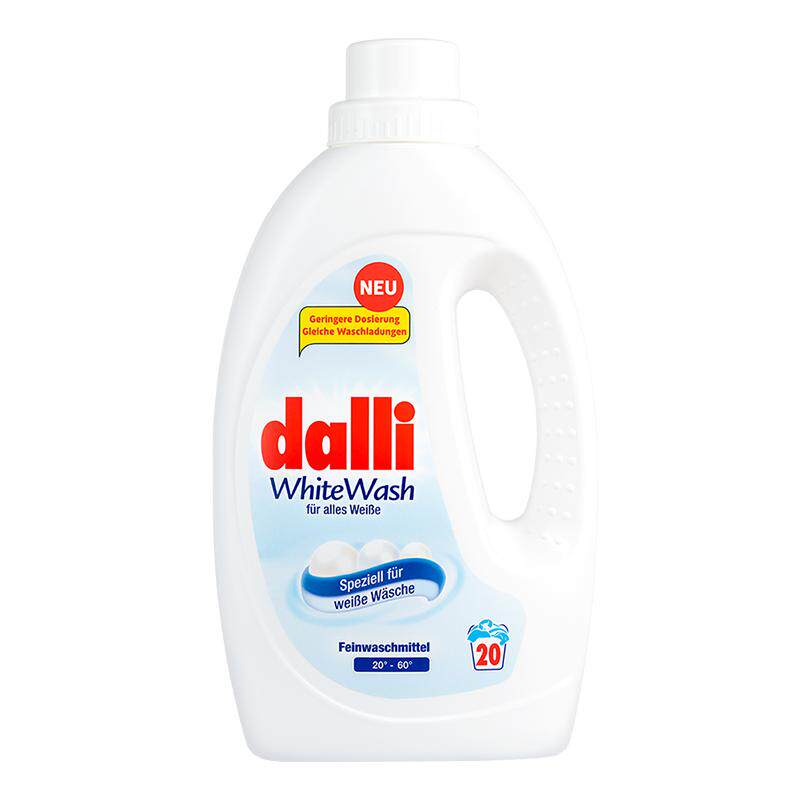 Dalli德国原装进口家用手洗机洗酵素浅色衣物亮白低泡洗衣液1.1L