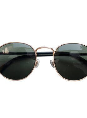 日本墨镜马萨达uv400复古女圆框