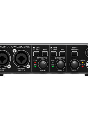 behringer百灵达UMC202HD声卡