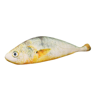 盒马大黄鱼抱枕毛绒玩具抱睡仿真小鱼公仔长玩偶生日礼物送男女友