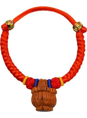 宝宝桃核手绳手绳天然桃核中国风