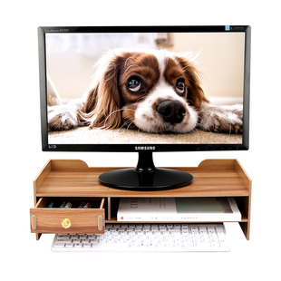 办公室桌面电脑显示器屏抬高增高垫高架子底座收纳护颈椎简约台式