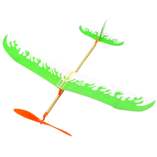 雷鸟橡皮筋动力飞机学校航模比赛专用滑翔机拼装模型雷神橡筋飞机