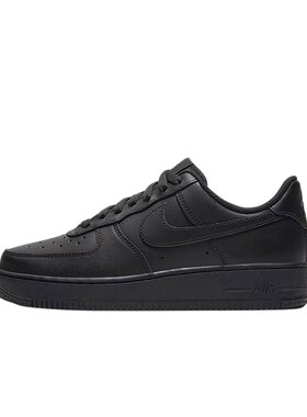 【尖货】耐克NIKE女鞋黑色空军一号运动鞋 AF1休闲板鞋DD8959-001