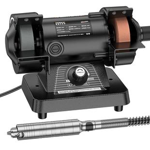 台磨机小型电动木工玉石切割机多功能木工翡翠玉石打磨抛光机砂轮