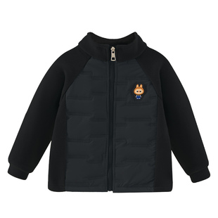 男童加绒外套秋冬款儿童摇粒绒校服神器内搭小男孩宝宝加厚棉衣潮