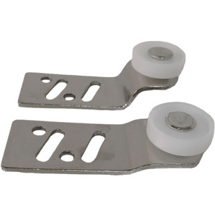 厨房荷台移动门吊轮 炉具设备配件 吊滑轮 不锈钢吊轮片带胶轮子