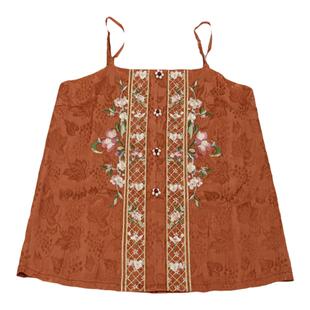 初潋月汉服明制人棉提花棉主腰吊带绣花主腰吊带日常百搭夏款四季