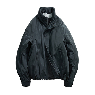 目记【90白鸭绒】冬季韩系轻奢极简风 轻薄羽绒服夹克保暖外套 男