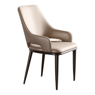 餐椅餐桌椅子家用凳子靠背椅轻奢高级2026新款酒店餐厅北欧意式椅