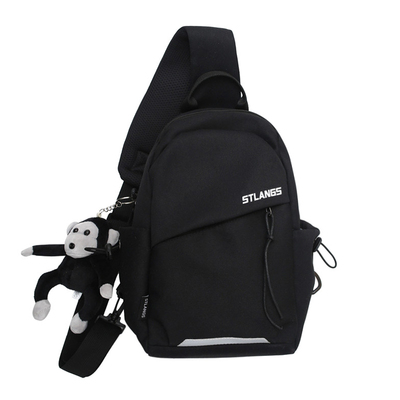 斜挎包男士胸包休闲运动小众背包