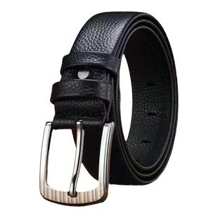 针扣皮带男复古减龄扎子扣眼裤带牛仔裤百搭韩版时尚耐用针扣腰带
