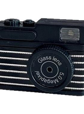 yopo迷你小复古仿真相机手工冰箱贴磁吸发声闪光玩具树脂模型摆件