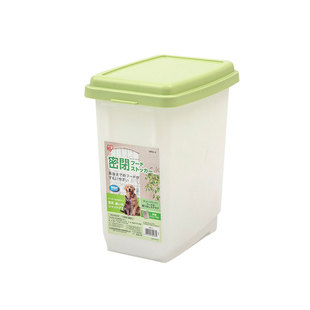 爱丽思宠物储粮桶猫粮狗粮密封不串味饲料罐子带滑轮半开式防潮盒