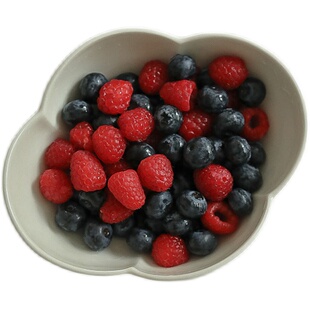 海棠碗 素色草木灰釉花形碗果盘果盘餐盘泡茶器泡碗包邮 闲趣别院