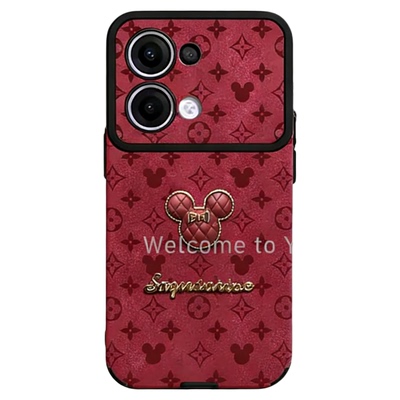 轻奢感复古米奇适用opporeno13pro手机壳新品高级感reno14/15网红爆款手机壳reno12/11好看外壳防摔保护套女